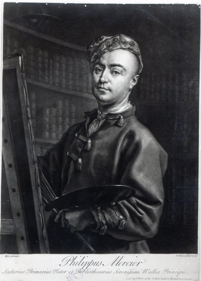 Zelfportret door Philippe Mercier